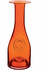 DARTINGTON CRYSTAL FLOWER BOTTLE GERBERA ORANGE